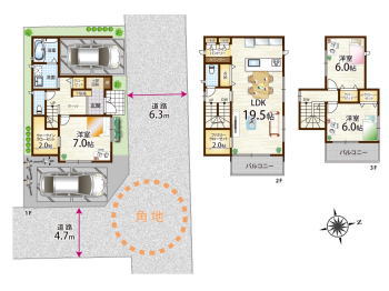高槻市津之江北町間取り